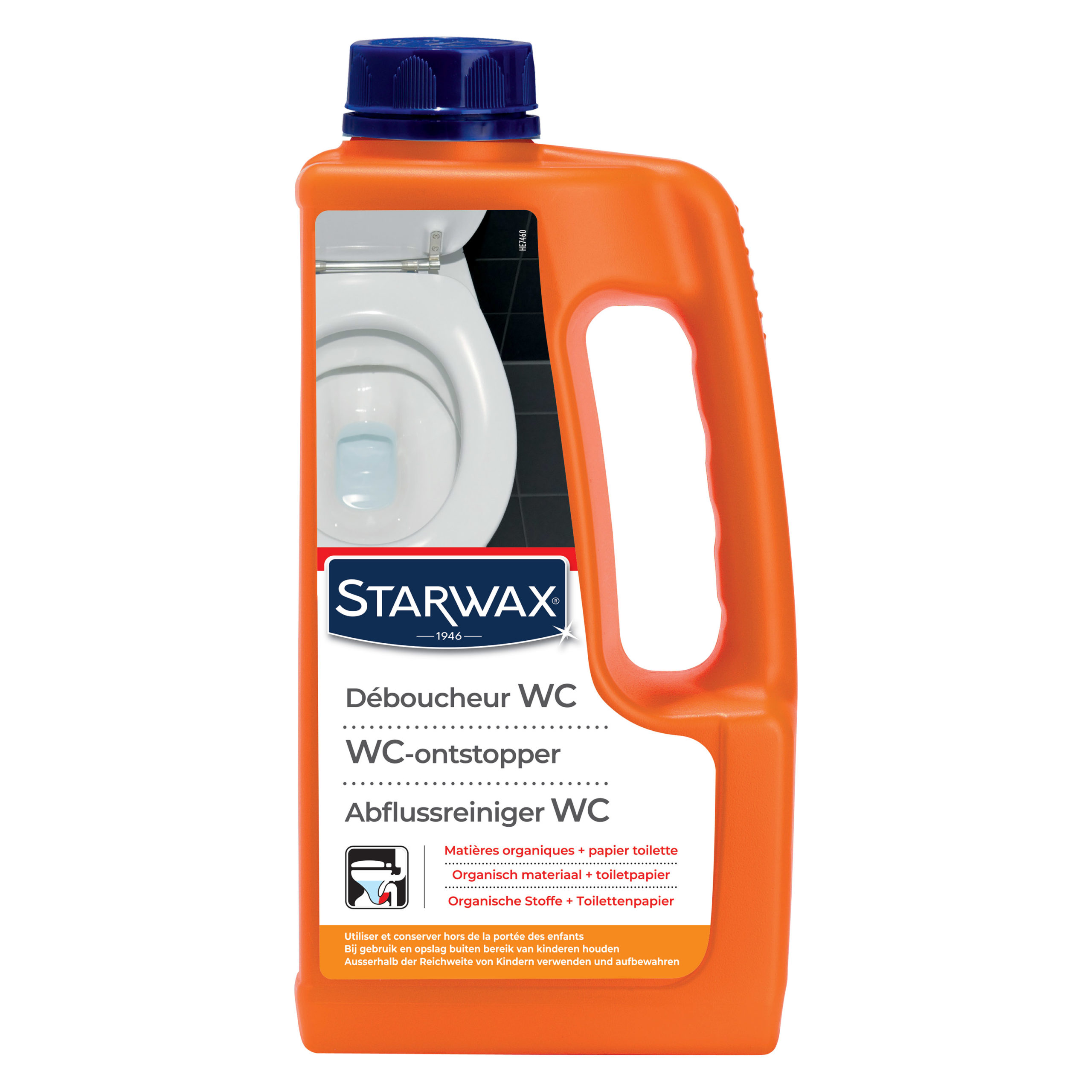 prieel materiaal voetstappen WC-Ontstopper - afvoeren 1 L | Starwax, voor een glimmend huis